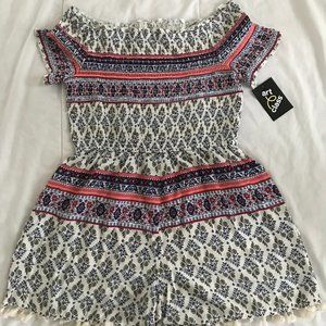 off the shoulder romper